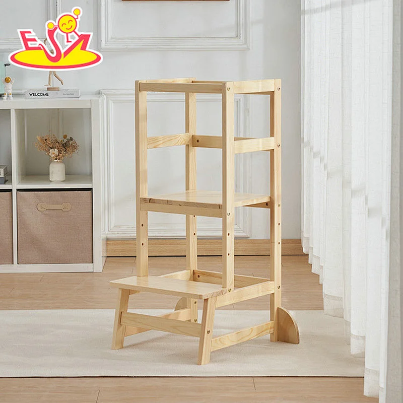 تصميم جديد معكرون لعبة مطبخ خشبية لطيفة للأطفال W10C582